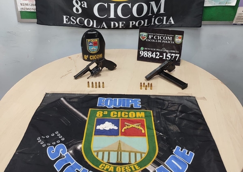 Homem é preso com armas e munições no bairro Compensa 