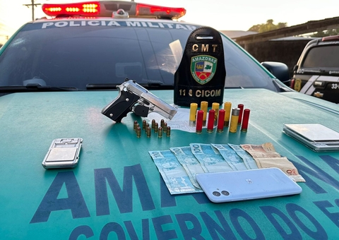 Homem é preso suspeito de ameaçar moradores com pistola em Jutaí