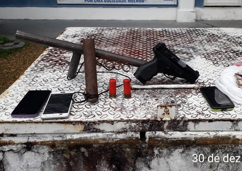 Homem é preso ao apontar espingarda na cabeça de cliente em padaria de Manaus