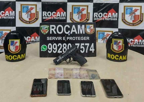 Assaltantes são presos após sofrerem acidente durante fuga em Manaus