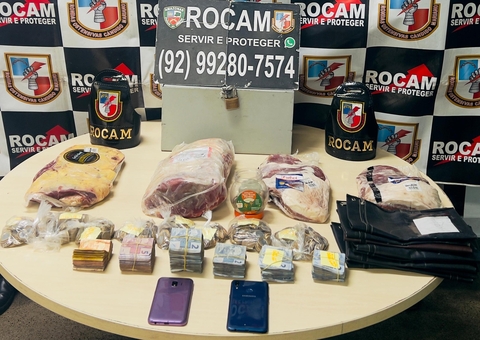 Homem é preso após roubar carnes e cofre com R$ 4 mil na Chapada
