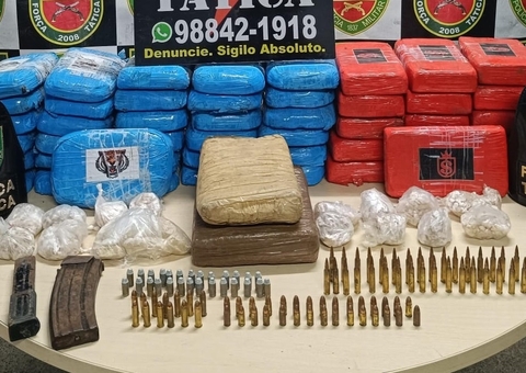 Mais de 53 kg de drogas são apreendidos durante operações em Manaus
