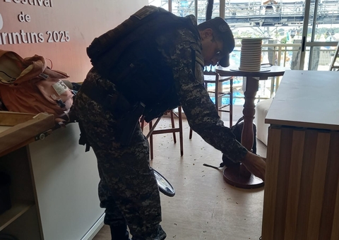 Grupo Marte faz varreduras antibombas para prevenir ameaças no Bumbódromo