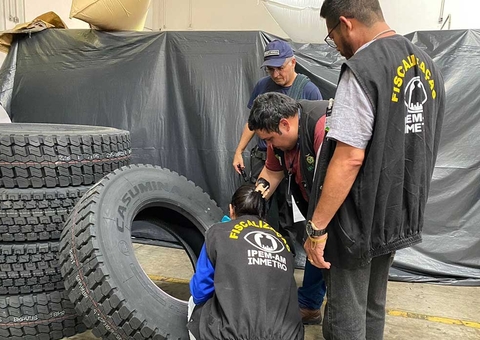 Ipem reprova mais de 500 pneus importados e bloqueia venda em Manaus 