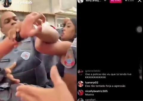 Live dentro de viatura mostra diálogo de PMs após prisão de MC Salvador 