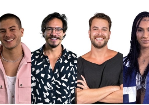 Arthur, Eliezer, Gustavo e Lina disputam paredão falso no BBB22