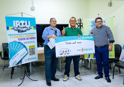 Prazo para quitar IPTU e concorrer a prêmios de até R$ 100 mil termina amanhã em Manaus