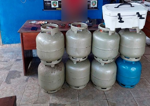 Homem é preso por furto de botijões de gás no Amazonas