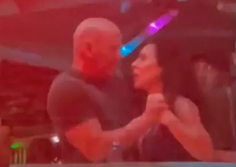Presidente do UFC, Dana White é flagrado aos tapas com esposa em casa noturna