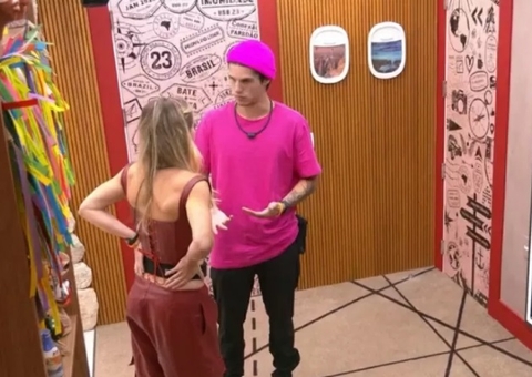 Gabriel questiona Bruna após discurso de Tadeu: 'Acha que é tóxico?'