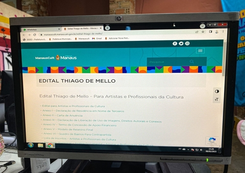 Resultado preliminar do Edital Thiago de Mello é divulgado em Manaus