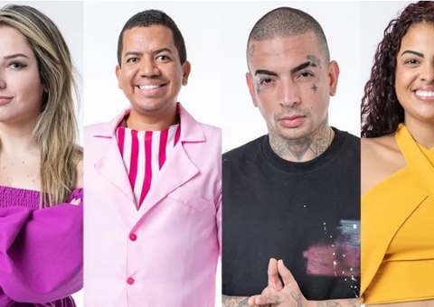 Amanda, Bruno, Guimê e Paula estreiam em paredão quádruplo no BBB23