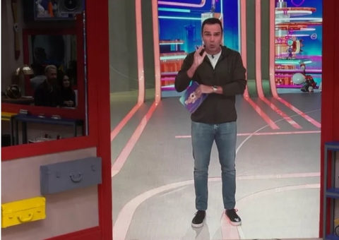 Tadeu Schmidt alerta sobre expulsão ao dar bronca em brothers; vídeo