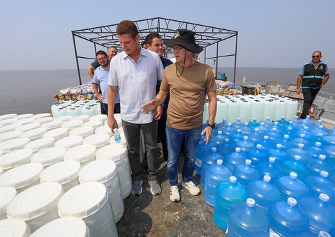 Prefeitura busca apoio das Forças Armadas para ajudar comunidades de Manaus afetadas pela estiagem