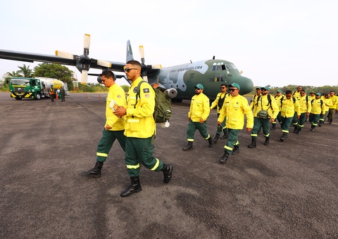 Amazonas recebe mais 94 brigadistas do Ibama para combater queimadas