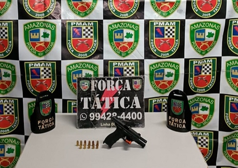 Sargento da PM encontra arma em provador de loja em shopping de Manaus