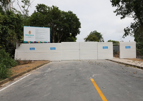 Acesso ao parque Encontro das Águas é limitado durante obras em Manaus
