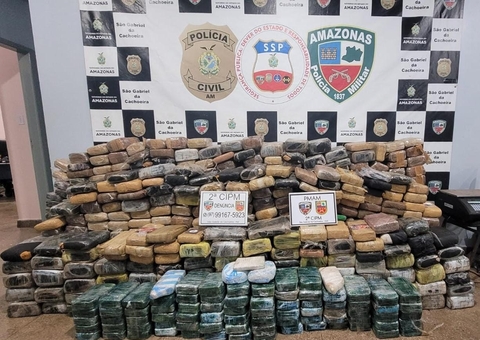 Polícia apreende mais de 21 toneladas de drogas em 2023, no Amazonas