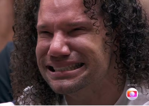 Maycon tem crise de choro após ser eliminado do BBB