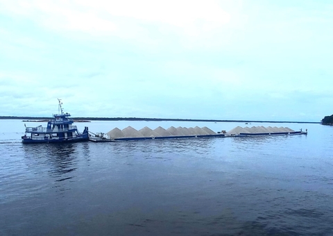 Areia e seixo, avaliados em mais de R$ 3 milhões, são apreendidos no Amazonas