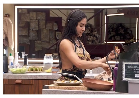 Vídeo: Isabelle descarta formar casal com Vinicius no BBB: 'não tem perigo'