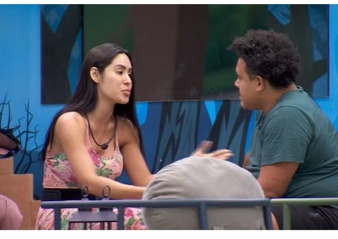 Vídeo: Isabelle conversa com Lucas em noite de paredão: 'talvez tenha que votar em você'