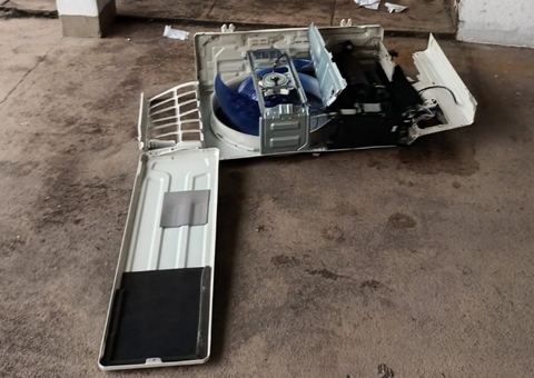 Criminoso finge ser prestador de serviço e furta fios de cobre na sede do PL em Manaus