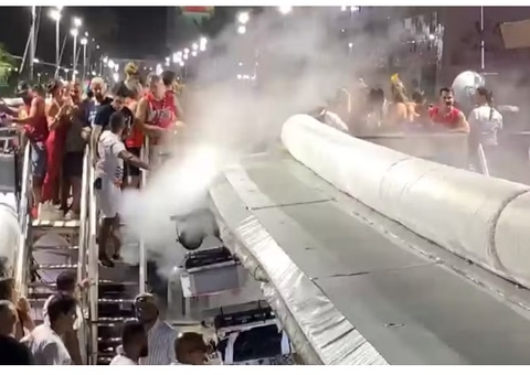 Duas pessoas ficam feridas após explosão de tubo de gás no trio de Ivete Sangalo