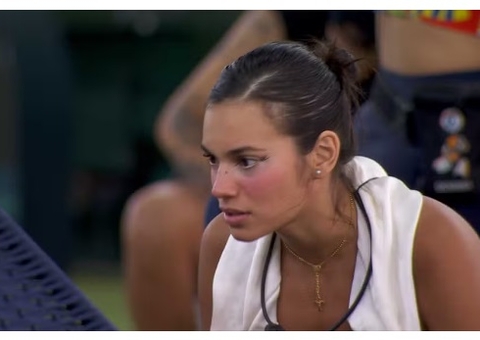 Alane confronta Michel após Sincerinho: 'não estavam à beira do paredão'