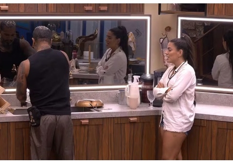 Fernanda e Rodriguinho conversam sobre liderança de Lucas: 'a máscara caiu'