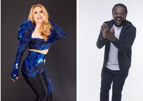 Joelma e Xande de Pilares são atrações da festa no BBB