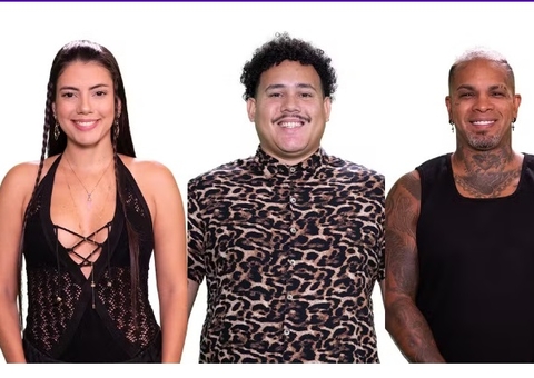 Fernanda, Lucas Henrique e Rodriguinho estão no paredão do BBB