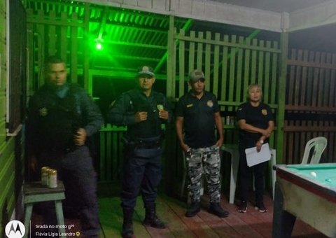 Adolescentes são apreendidos com drogas durante fiscalização em bares em Amaturá