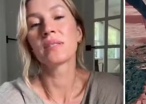 Gisele Bündchen se emociona ao fazer apelo por ajuda internacional ao RS