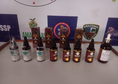 Maconha é apreendida em frascos de produtos de beleza em Coari