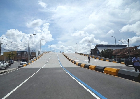 Obras no viaduto do Manoa são retomadas nesta sexta