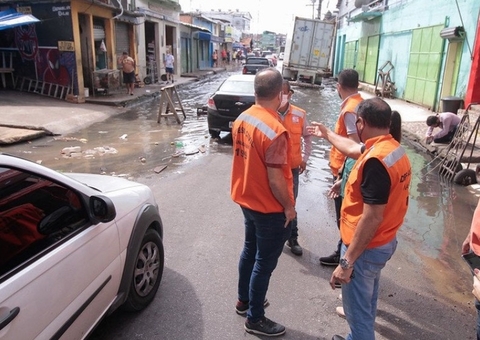 Cheia 2021: Começam construções de pontes provisórias no Centro de Manaus
