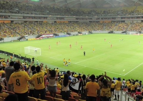 Jogo do Brasil x Uruguai terá 12 mil pessoas na Arena da Amazônia
