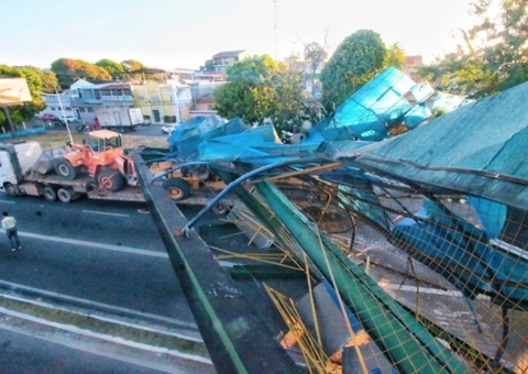 Passarela da Av. Torquato Tapajós será demolida neste domingo