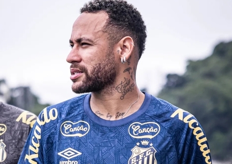 Neymar começa Santos x Botafogo-SP no banco