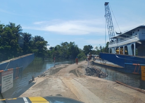 Reconstrução da ponte do Curuçá na BR-319 é finalizada e aguarda liberação