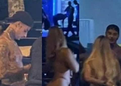 MC Pk Delas é preso ao transar com 2 mulheres na rua; fotos mostram flagra