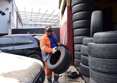 Manaus terá ação de recolhimento de pneus na próxima quarta-feira