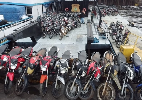 Operação Rota Interrompida recupera mais de 100 motos roubadas no Amazonas