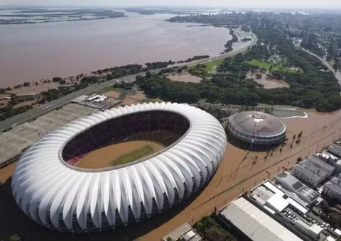 Inundação em Arena e Beira-Rio torna retorno imprevisível e ameaça campos