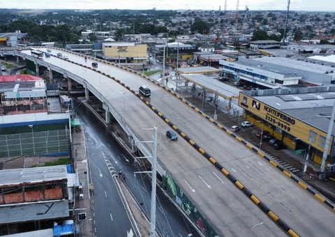 Viaduto do Manoa é parcialmente interditado a partir de hoje em Manaus