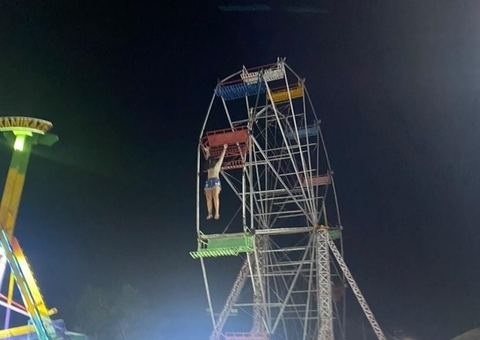 Adolescente que despencou de roda gigante recebe alta após 9 dias internada