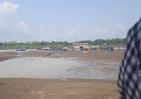 Rio Solimões tem 65% de chance de ficar abaixo da mínima histórica, alerta governo