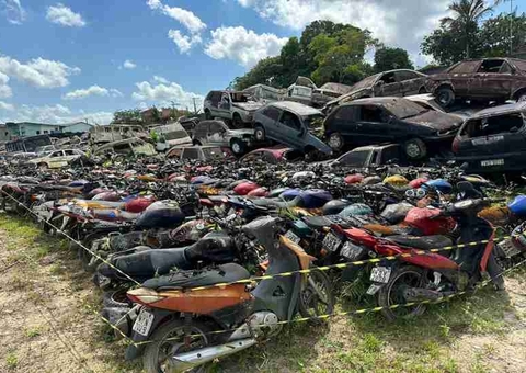 Leilão de sucatas ferrosas do Detran acontece nesta semana no Amazonas; confira visitação