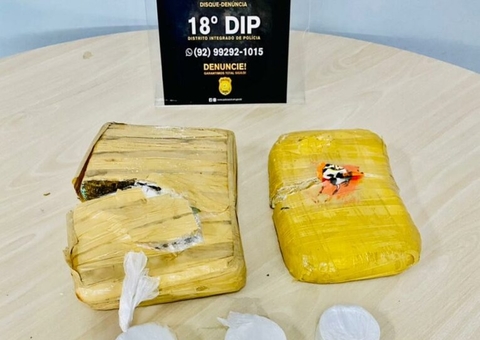 Homem é preso com 2,5 kg de drogas após denúncia anônima em Manaus